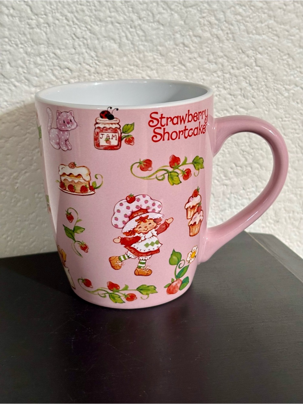 NEW STRAWBERRY SHORTCAKE & CUSTARD OVERSIZED 25 OZ CERAMIC COFFEE MUG